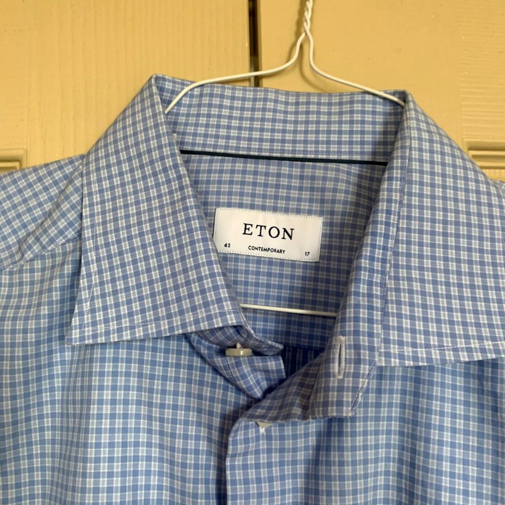 Bundle of 3 Men's Eton button down shirts 17/34 - Picture 6 of 7